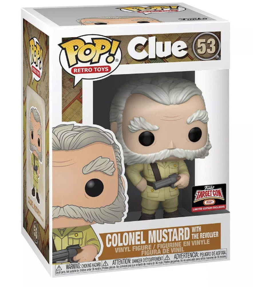 Colonel Mustard With The Revolver - Clue vinyl figure collectible [Barcode 889698514545] - Main Image 2