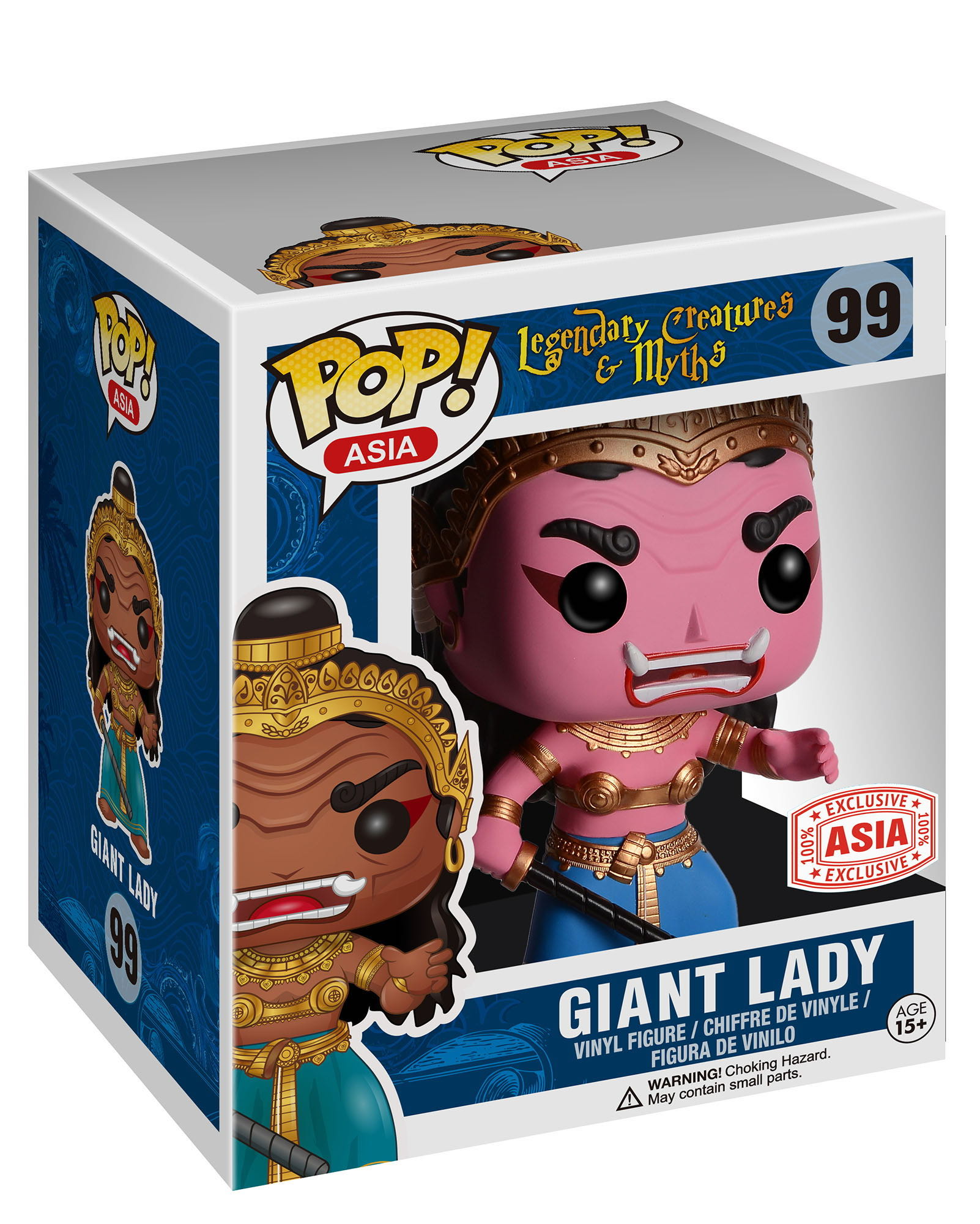 Giant Lady (Valentines Day Pink) - Legendary Creatures and Myths vinyl figure collectible [Barcode 846626019367] - Main Image 2
