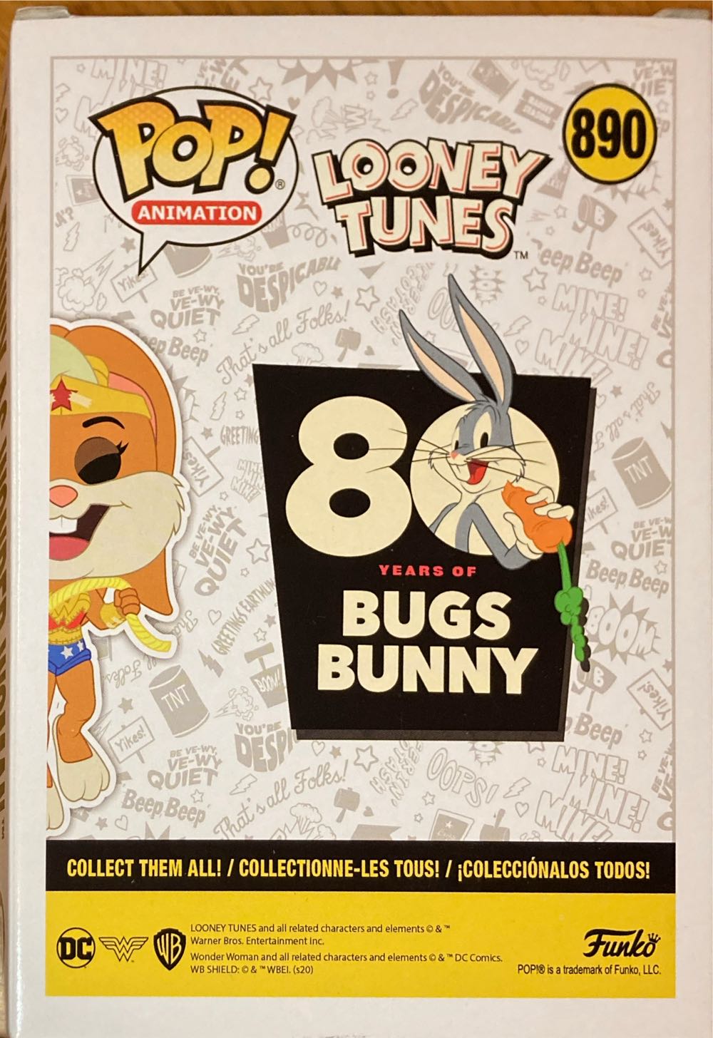 Lola Bunny as Wonder Woman - DC Universe vinyl figure collectible [Barcode 889698517355] - Main Image 3