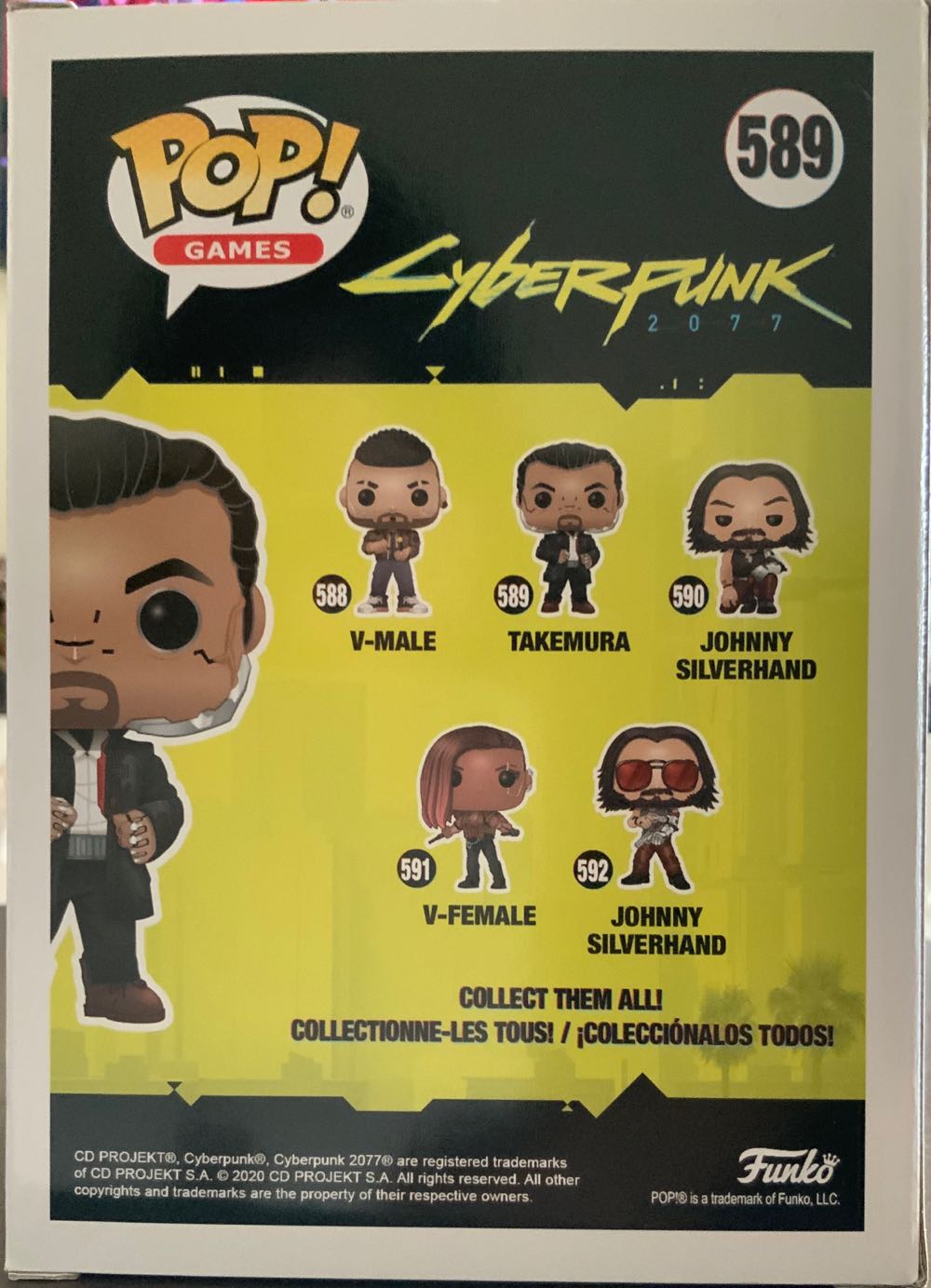 Takemura - Cyberpunk 2077 vinyl figure collectible [Barcode 889698471602] - Main Image 3