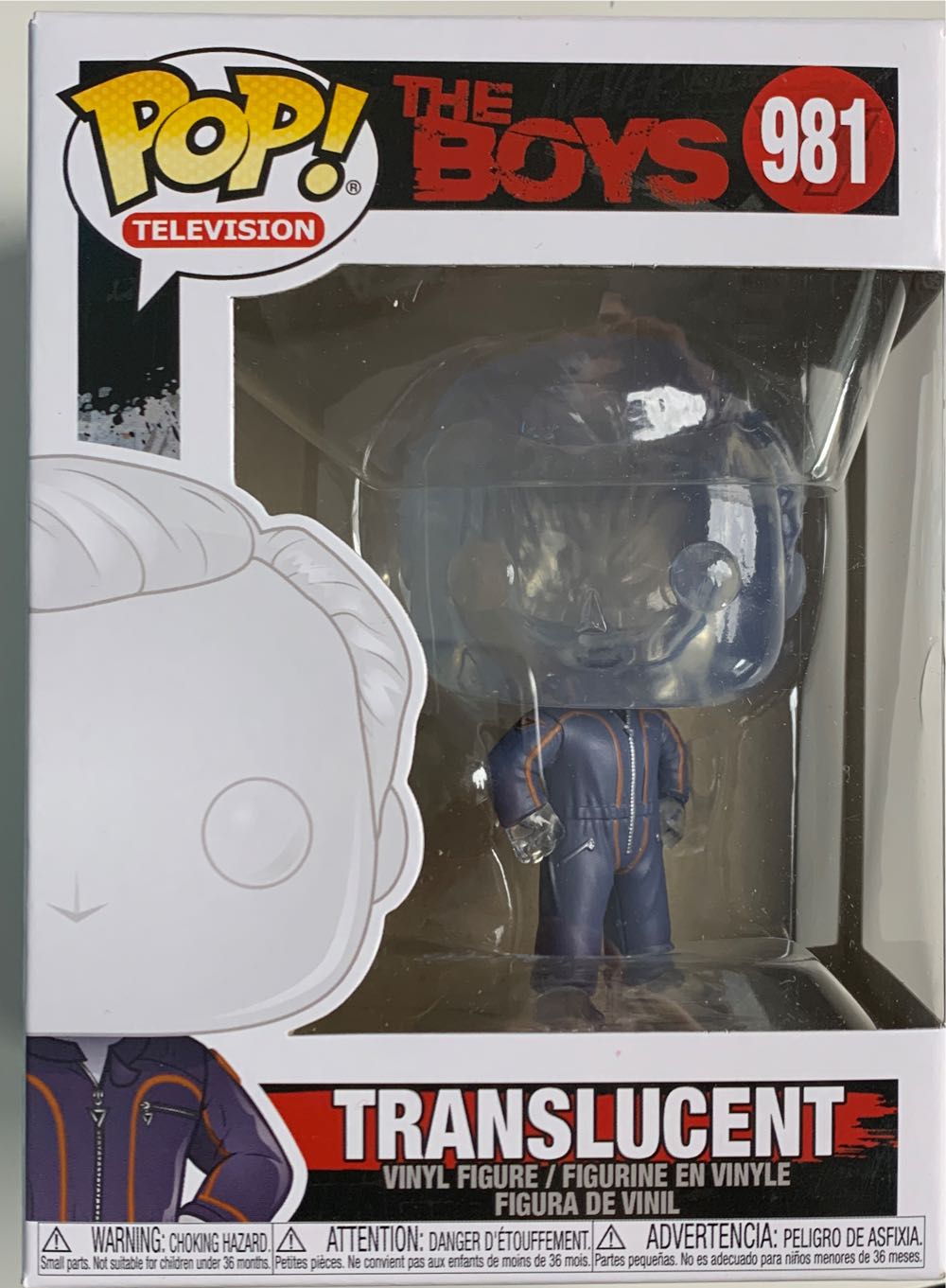 The Boys - Translucent  vinyl figure collectible [Barcode 889698481953] - Main Image 2