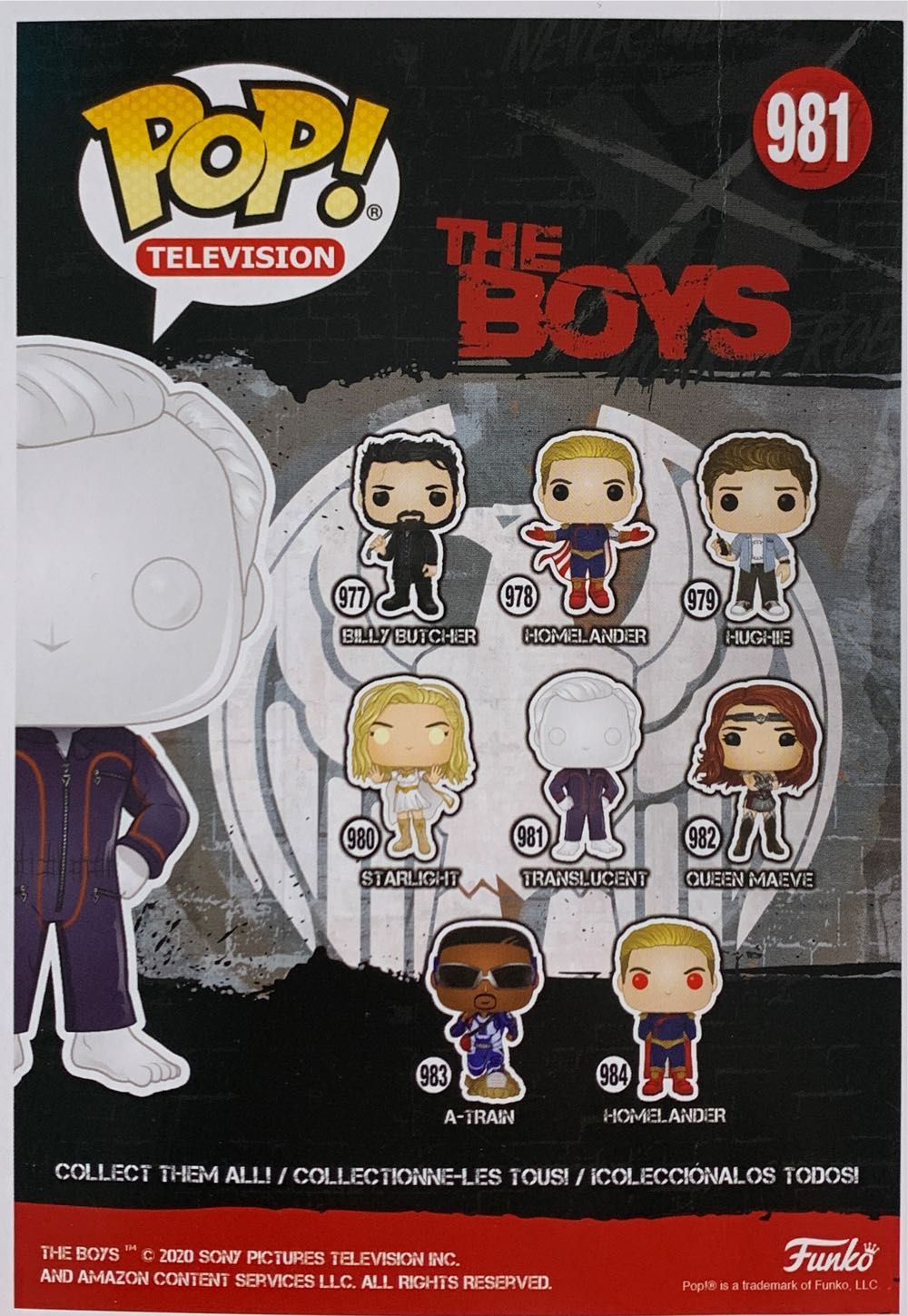 The Boys - Translucent  vinyl figure collectible [Barcode 889698481953] - Main Image 3