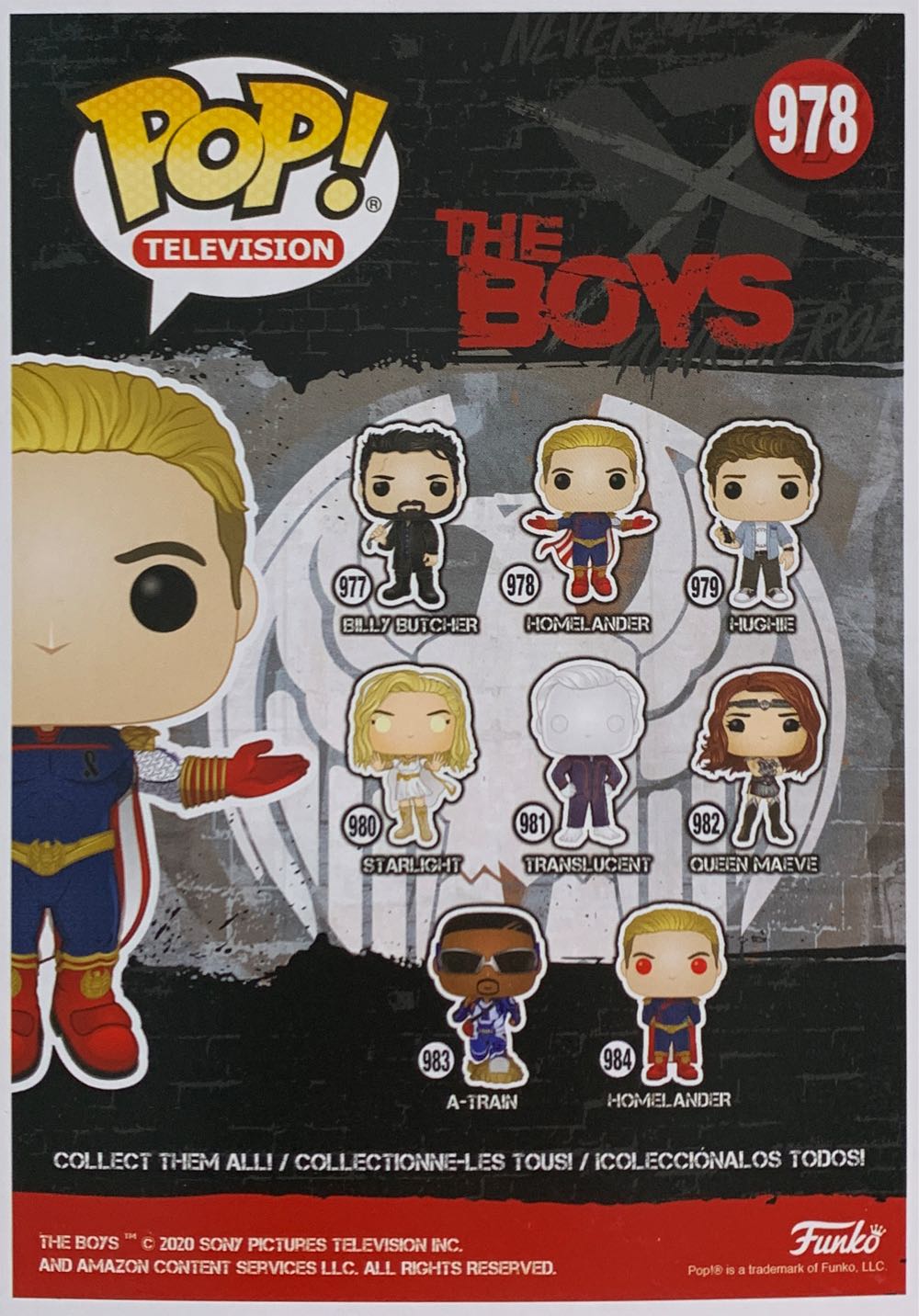 The Boys: Homelander  vinyl figure collectible [Barcode 889698481861] - Main Image 3