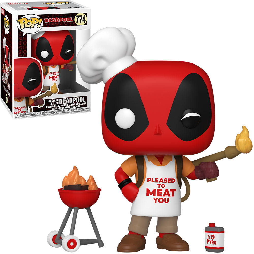 DEADPOOL: BACKYARD GRILLER DEADPOOL - Deadpool vinyl figure collectible [Barcode 889698546522] - Main Image 2