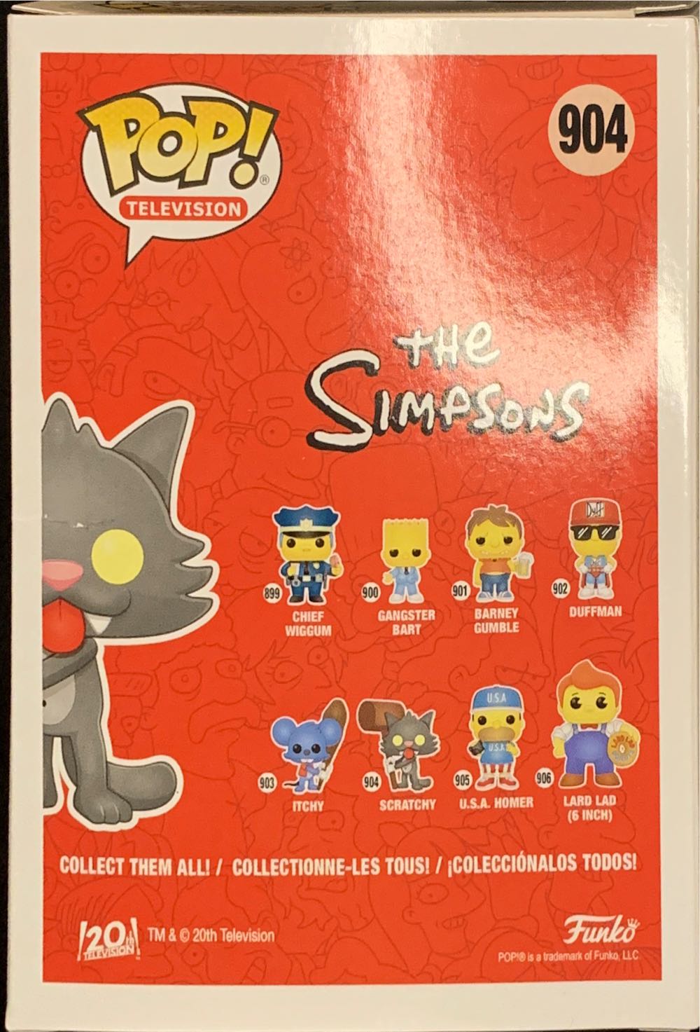 Scratchy - The Simpsons vinyl figure collectible [Barcode 889698529617] - Main Image 2