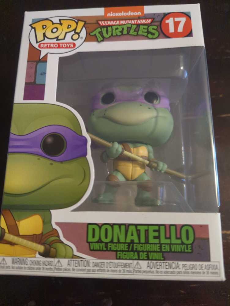 Donatello -  17 - Teenage Mutant Ninja Turtles - Funko Pop Retro Toys - Teenage Mutant Ninja Turtles vinyl figure collectible [Barcode 889698514347] - Main Image 4