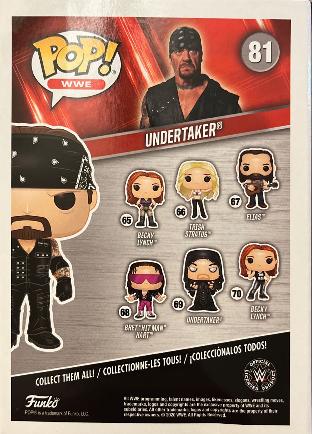 Undertaker - WWE vinyl figure collectible [Barcode 889698537872] - Main Image 4