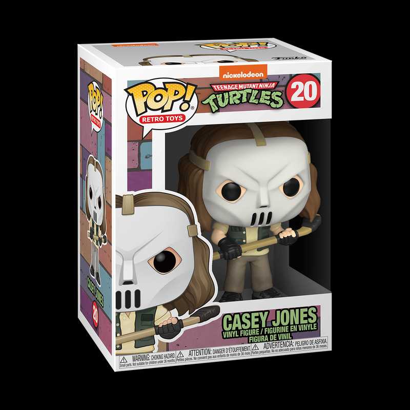 TMNT: Casey Jones, #20 - Teenage Mutant Ninja Turtles vinyl figure collectible [Barcode 889698514361] - Main Image 3
