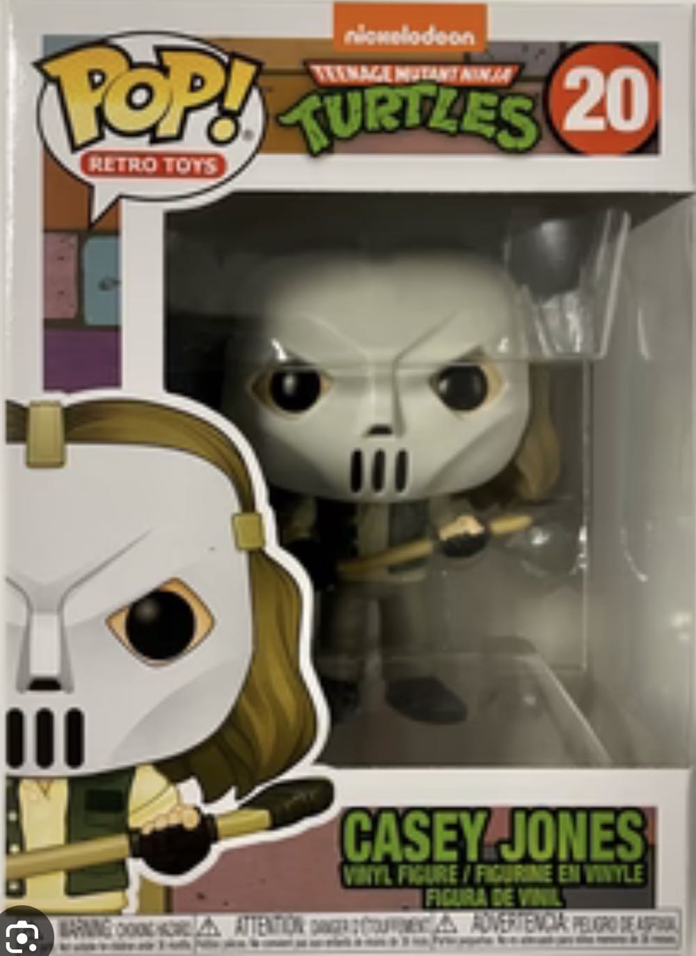 TMNT: Casey Jones, #20 - Teenage Mutant Ninja Turtles vinyl figure collectible [Barcode 889698514361] - Main Image 4