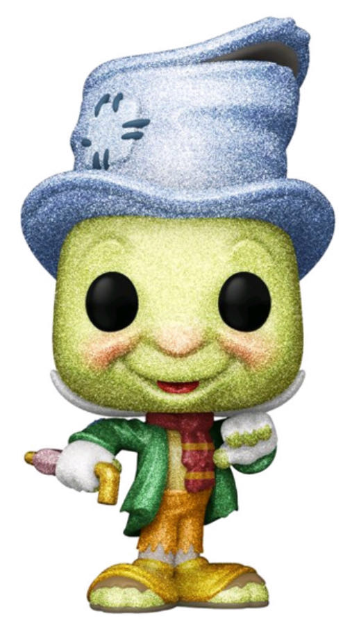 Jiminey Cricket (Diamond edition) Tattered - Pinocchio vinyl figure collectible [Barcode 889698516709] - Main Image 2