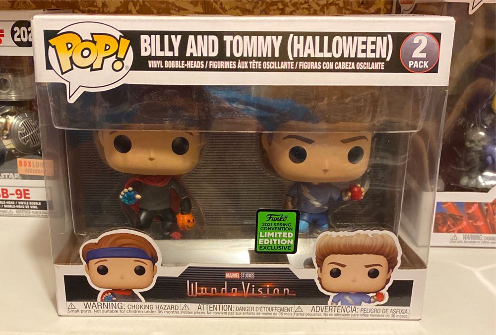 Wandavision: Billy and Tommy (Halloween) (2021 Spring Convention) - Marvel Universe vinyl figure collectible [Barcode 889698543156] - Main Image 2