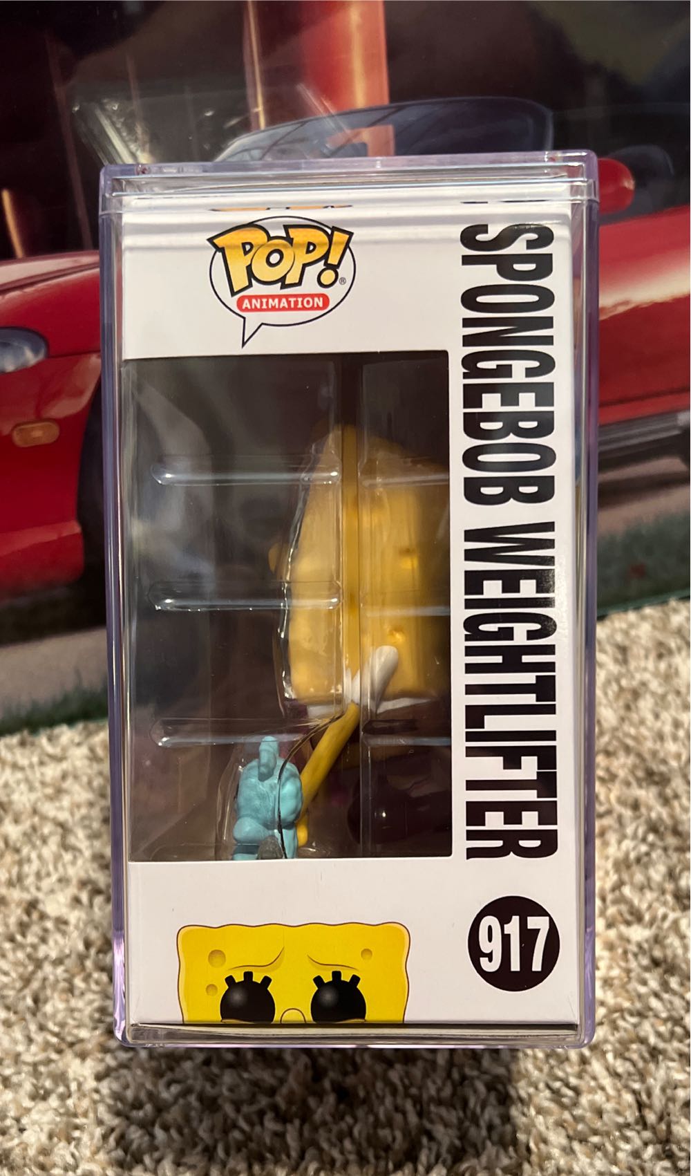 Spongebob SquarePants: SpongeBob Weightlifter (Hot Topic Exclusive) - SpongeBob SquarePants vinyl figure collectible [Barcode 889698542920] - Main Image 3