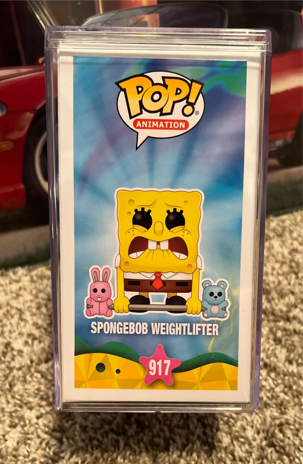 Spongebob SquarePants: SpongeBob Weightlifter (Hot Topic Exclusive) - SpongeBob SquarePants vinyl figure collectible [Barcode 889698542920] - Main Image 4