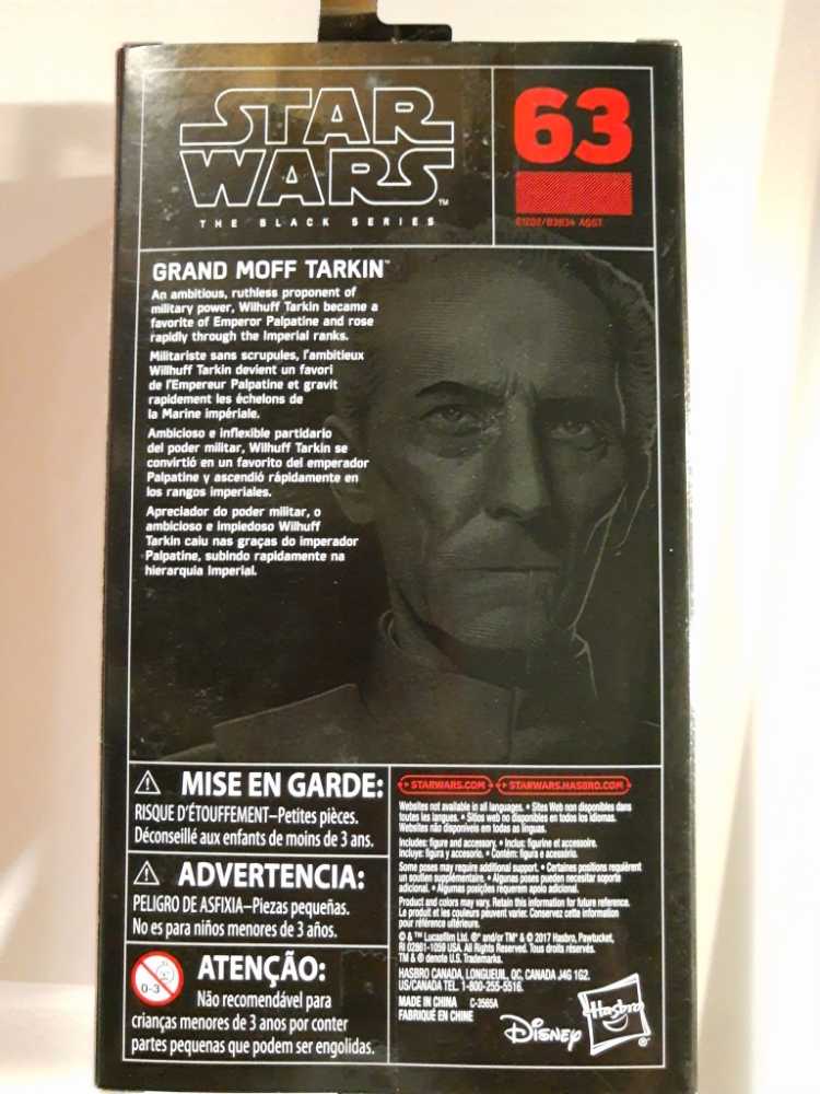 Star Wars The Black Series Grand Moff Tarkin  - Star Wars vinyl figure collectible [Barcode 630509655793] - Main Image 2