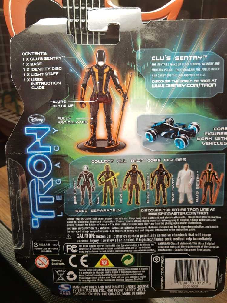 Tron Legacy Clu’s Sentry - Tron vinyl figure collectible - Main Image 2
