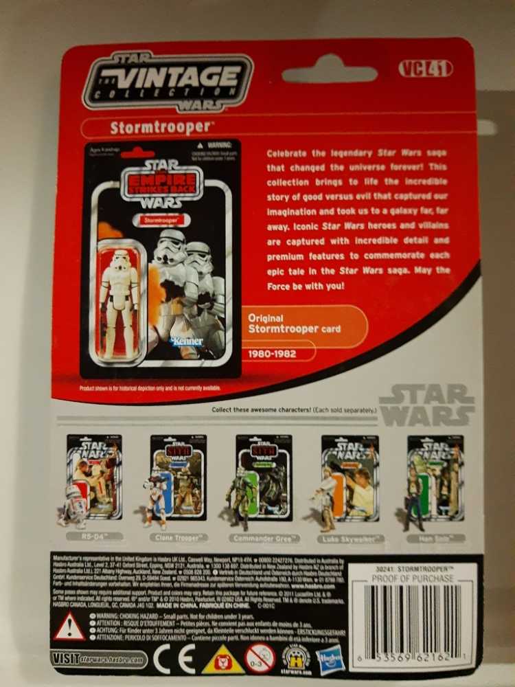 Star Wars The Vintage Collection Stormtrooper - Star Wars vinyl figure collectible [Barcode 653569621621] - Main Image 2