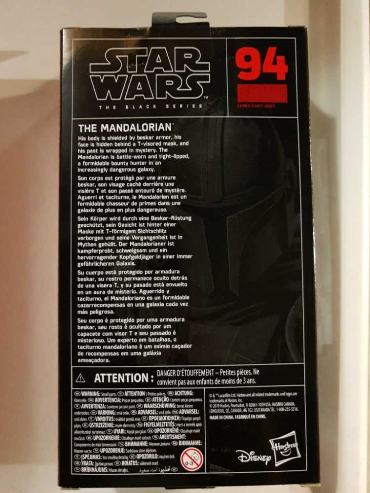 Star Wars The Black Series The Mandalorian - Star Wars vinyl figure collectible [Barcode 630509867127] - Main Image 2