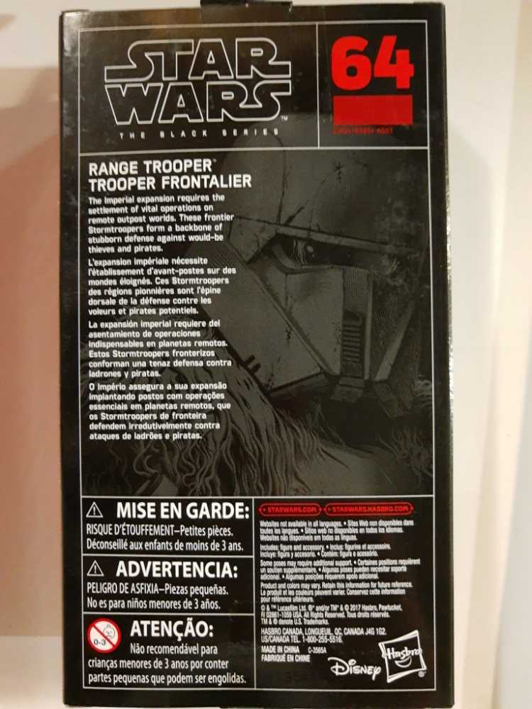 Star Wars The Black Series Range Trooper - Star Wars vinyl figure collectible [Barcode 630509655816] - Main Image 2