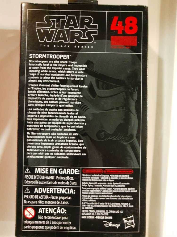 Star Wars The Black Series Stormtrooper - Star Wars vinyl figure collectible [Barcode 630509554614] - Main Image 2