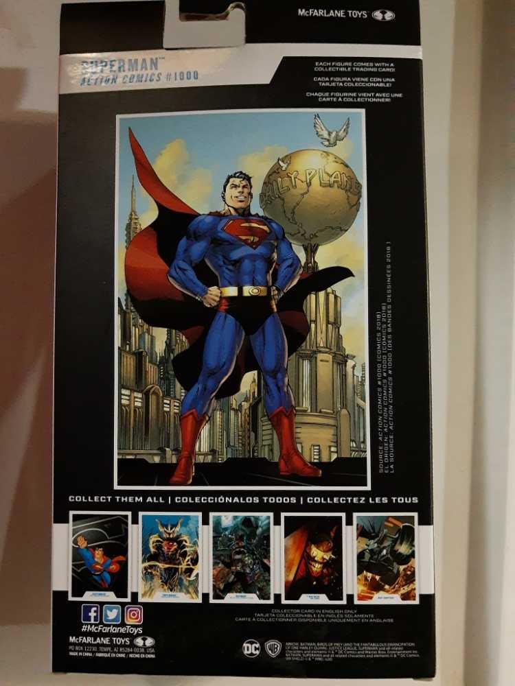 DC Comics Multiverse #2. Superman (Action Comics 1000) - DC Universe vinyl figure collectible [Barcode 787926150025] - Main Image 2