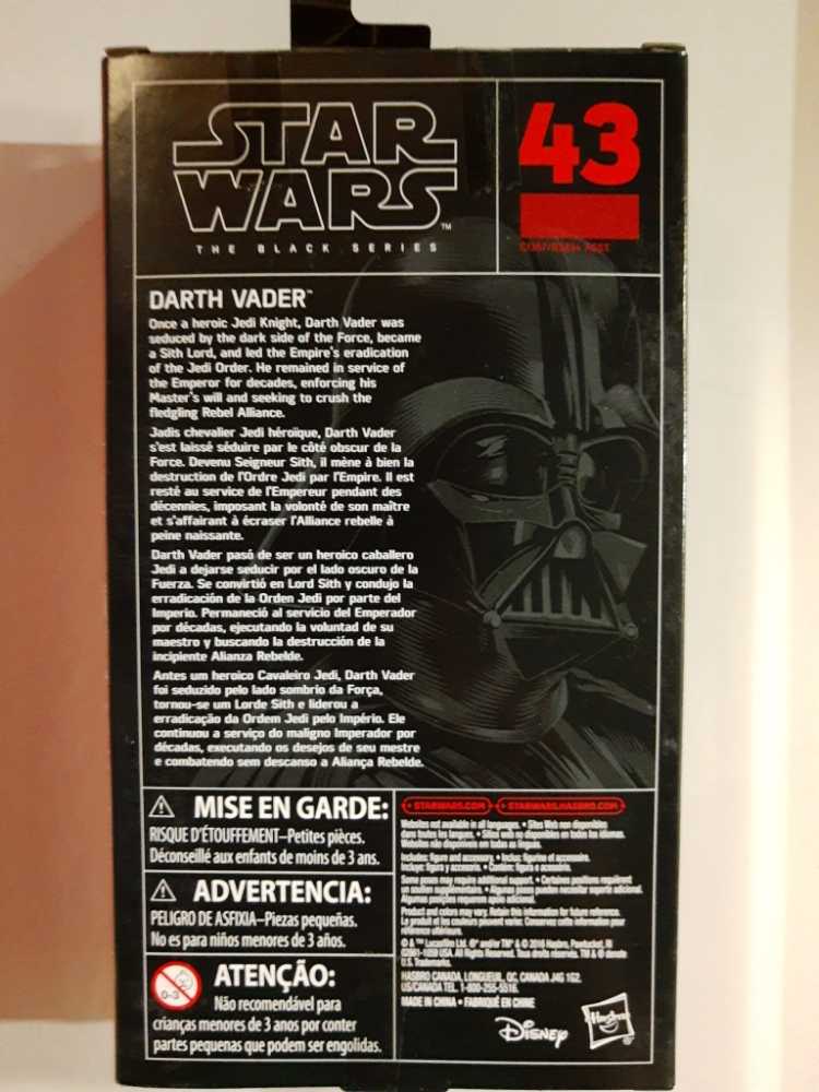 Star Wars The Black Series Darth Vader - Star Wars vinyl figure collectible [Barcode 630509518579] - Main Image 2