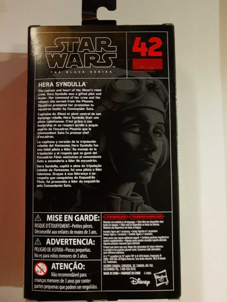 Star Wars The Black Series Hera Syndulla - Star Wars vinyl figure collectible - Main Image 2
