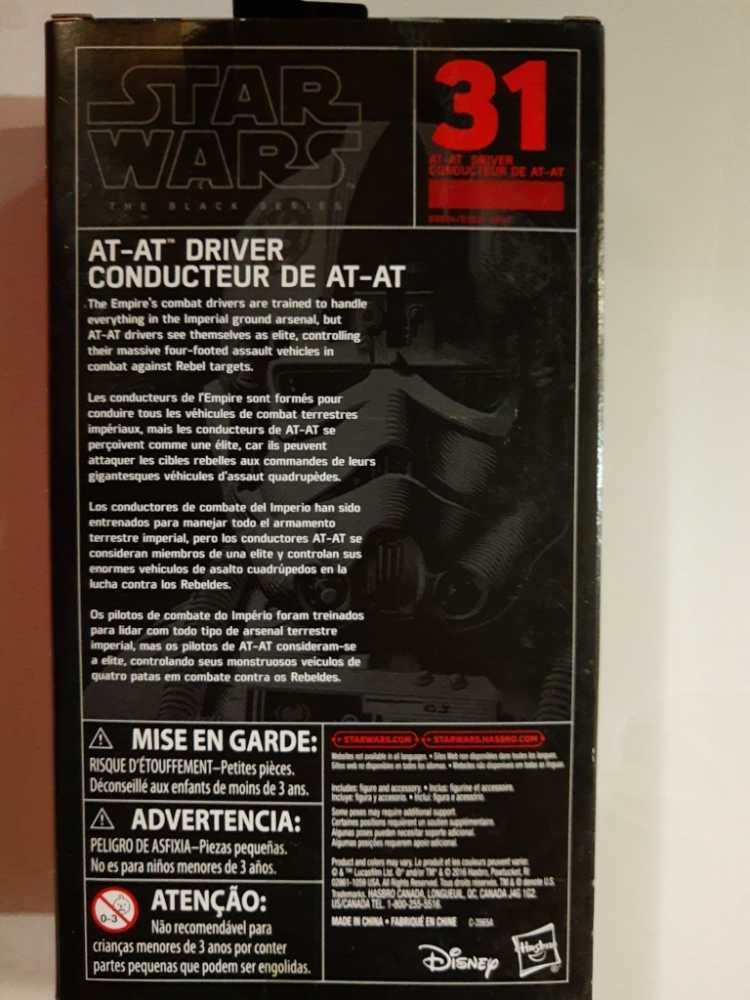 Star Wars The Black Series AT-AT Driver - Star Wars vinyl figure collectible [Barcode 630509482641] - Main Image 2