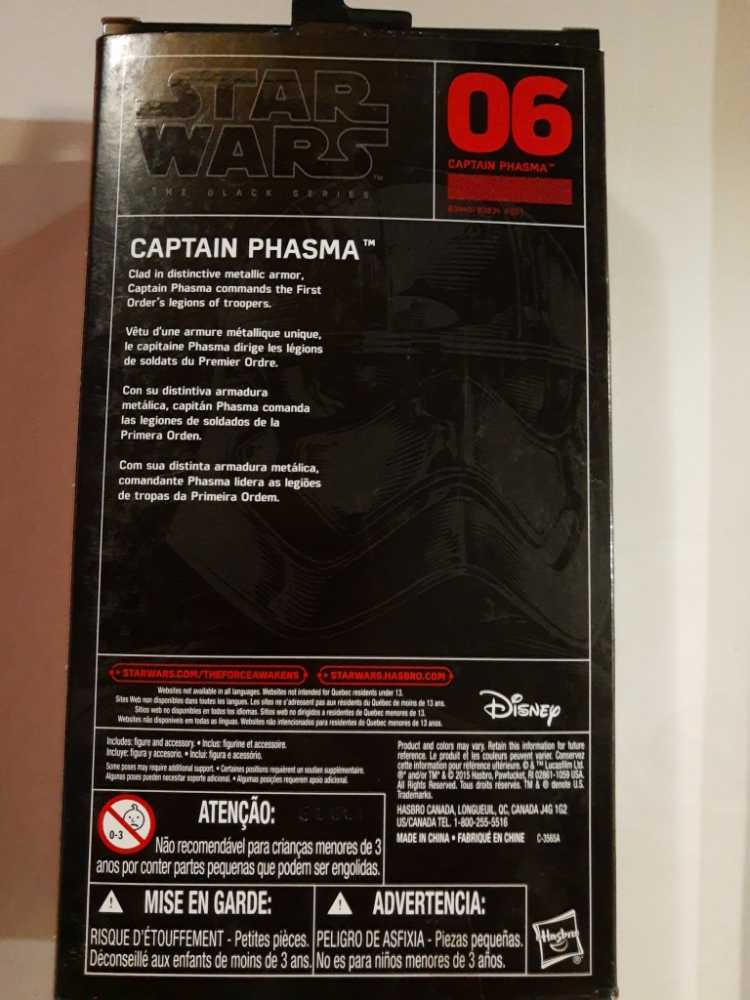 Star Wars The Black Series 6” Captain Phasma - Star Wars vinyl figure collectible [Barcode 630509361137] - Main Image 2