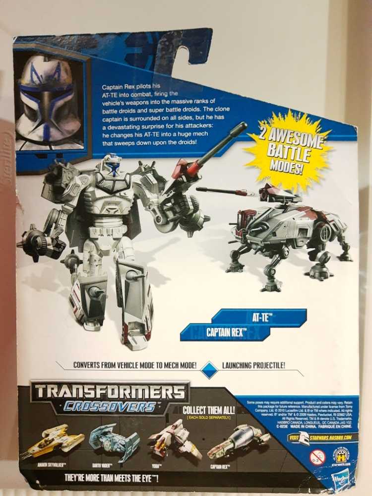 Star Wars Transformers Crossovers Captain Rex To AT-TE - Star Wars vinyl figure collectible [Barcode 653569508281] - Main Image 2