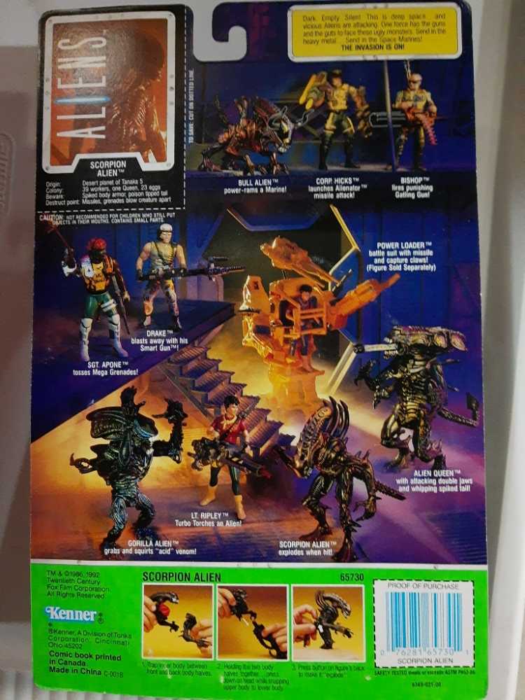 Aliens - Scorpion Alien With Face Hugger - Alien vinyl figure collectible [Barcode 076281657301] - Main Image 2