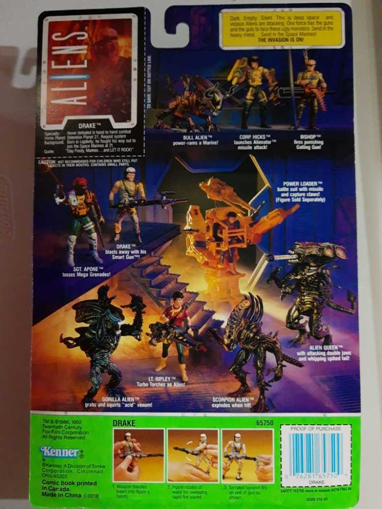 Aliens - Space Marine Drake - Alien vinyl figure collectible [Barcode 076281657509] - Main Image 2