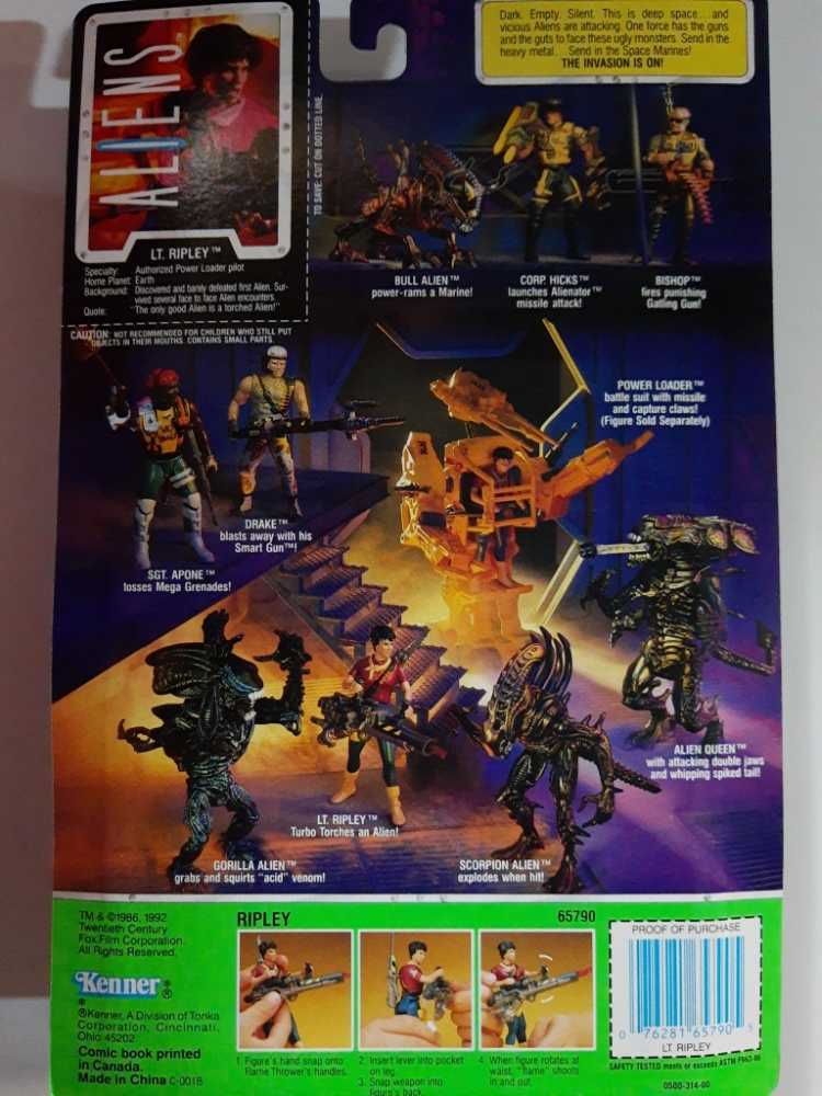 ALIENS - SPACE MARINE LT RIPLEY  - Alien vinyl figure collectible [Barcode 076281657905] - Main Image 2