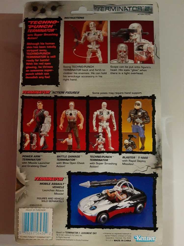 Terminator 2 Techno Punch Terminator - Terminator vinyl figure collectible [Barcode 076281564302] - Main Image 2