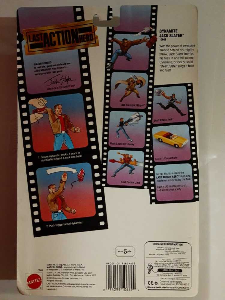 Last Action Hero Dynamite Jack Slater  vinyl figure collectible [Barcode 074299106699] - Main Image 2