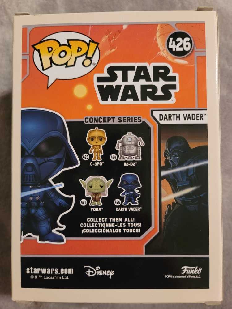 #426 Star Wars: Concept Series Darth Vader - Star Wars vinyl figure collectible [Barcode 889698501132] - Main Image 4