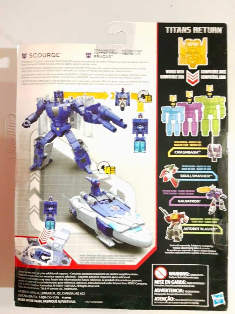 Transformers Titans Return Scourge & Fracas - Transformers vinyl figure collectible [Barcode 630509431328] - Main Image 2