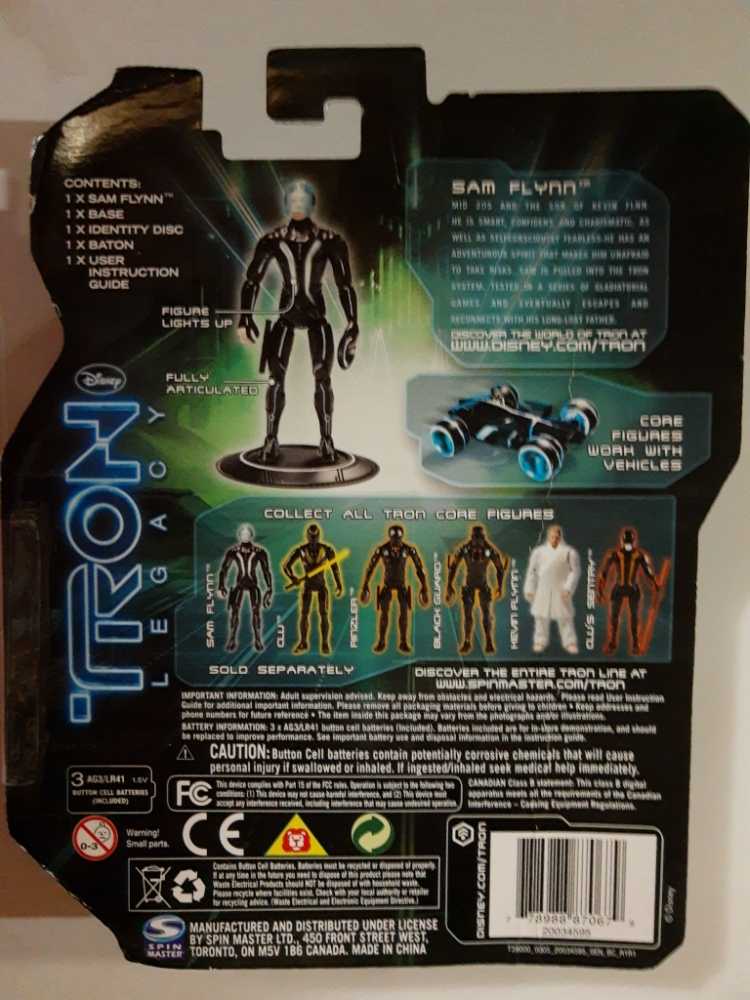 Tron Legacy Sam Flynn - Tron vinyl figure collectible [Barcode 778988870679] - Main Image 2