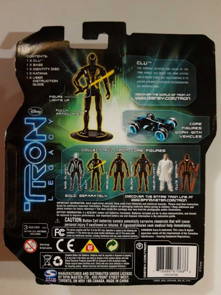 Tron Legacy Clu - Tron vinyl figure collectible [Barcode 778988870686] - Main Image 2