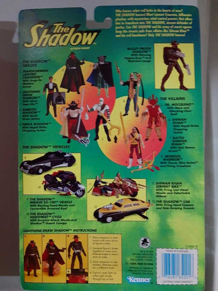 The Shadow: Lightning Draw Shadow  vinyl figure collectible [Barcode 076281652016] - Main Image 2