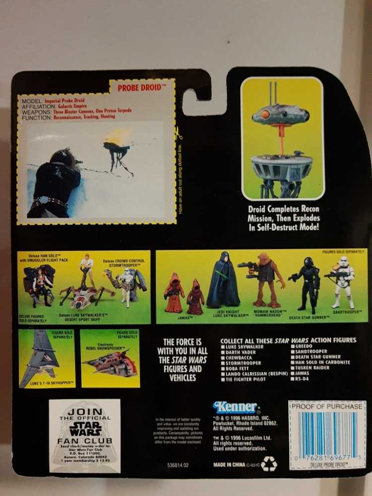 Star Wars The Power Of The Force Deluxe Probe Droid - Star Wars vinyl figure collectible [Barcode 10707272] - Main Image 2