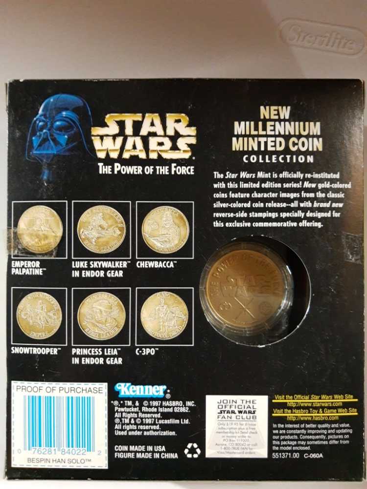 Star Wars The Power Of The Force Bespin Han Solo - Star Wars vinyl figure collectible [Barcode 076281840222] - Main Image 2