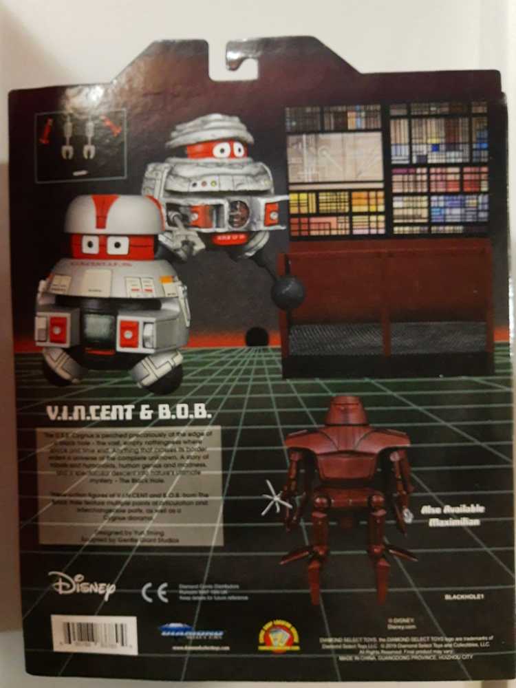 The Black Hole  V.I.N.C.E.N.T & B.O.B.  - Disney vinyl figure collectible [Barcode 699788837894] - Main Image 3