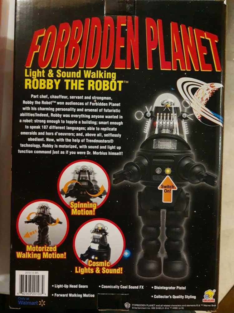 Forbidden Planet Robby The Robot  vinyl figure collectible [Barcode 682303201034] - Main Image 2