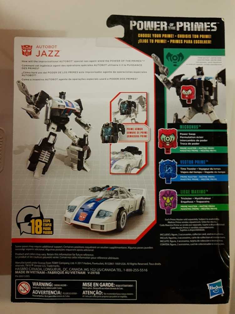 Transformers Powers Of The Prime Jazz - Transformers vinyl figure collectible [Barcode 630509622894] - Main Image 2
