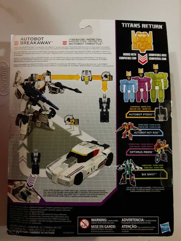 Transformers Titans Return Breakaway & Throttle - Transformers vinyl figure collectible [Barcode 630509494286] - Main Image 2