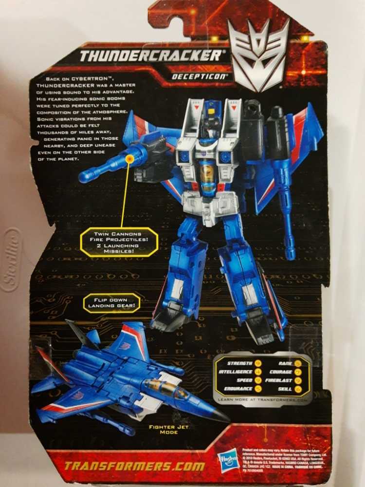 Transformers Generations Thundercracker - Transformers vinyl figure collectible [Barcode 7633366582915] - Main Image 2