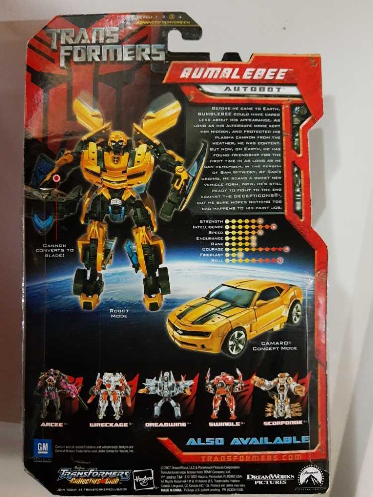 Transformers Movie Bumblebee New Camaro - Transformers vinyl figure collectible [Barcode 653569237600] - Main Image 2