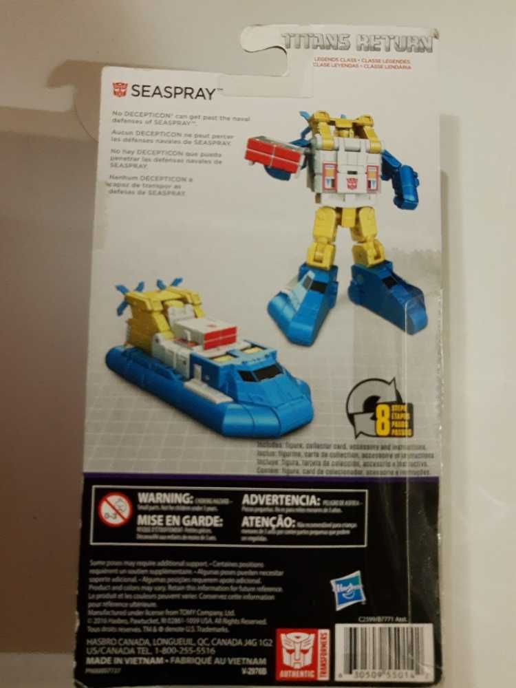 Transformers Titans Return Seaspray - Transformers vinyl figure collectible [Barcode 630509550142] - Main Image 2