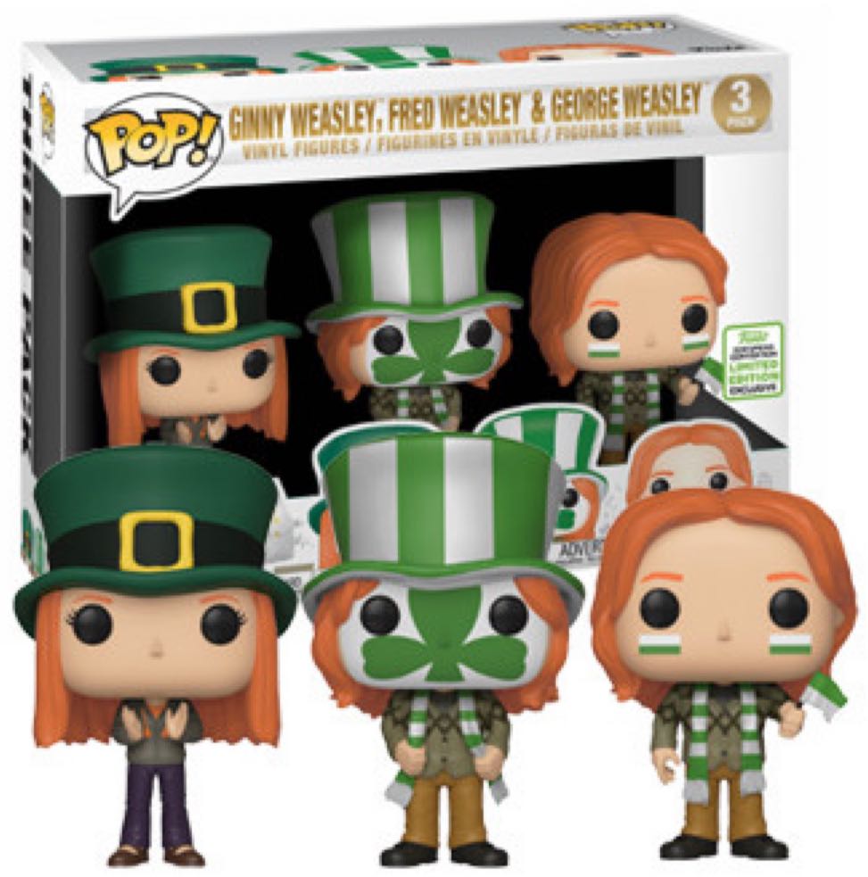 Ginny Weasley, Fred Weasley & George Weasley : Quidditch World Cup - Harry Potter vinyl figure collectible [Barcode 229692372091] - Main Image 2