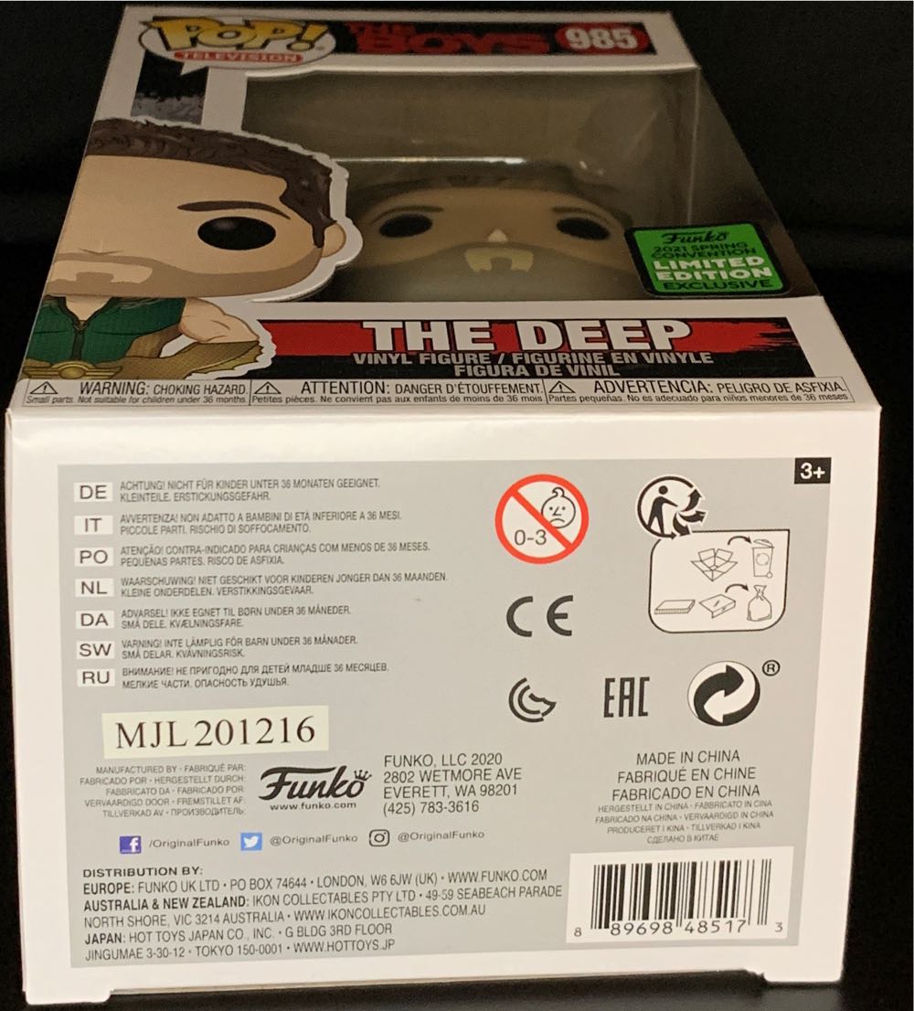The Boys - The Deep - Funko vinyl figure collectible [Barcode 889698485173] - Main Image 4